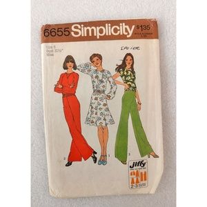 Simplicity 6655 Vintage 1974 Sewing Pattern 8